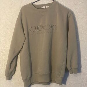Vtg 90s Cherokee Embroidered Crewneck Unisex  S Sweatshirt American Tradition